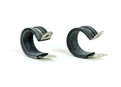 Stainless Steel Rubber Coated Clamp (Pair)